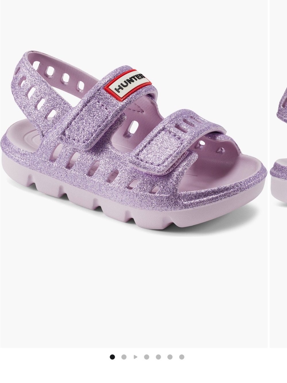 NEVER WORN hunter sparkle sandals